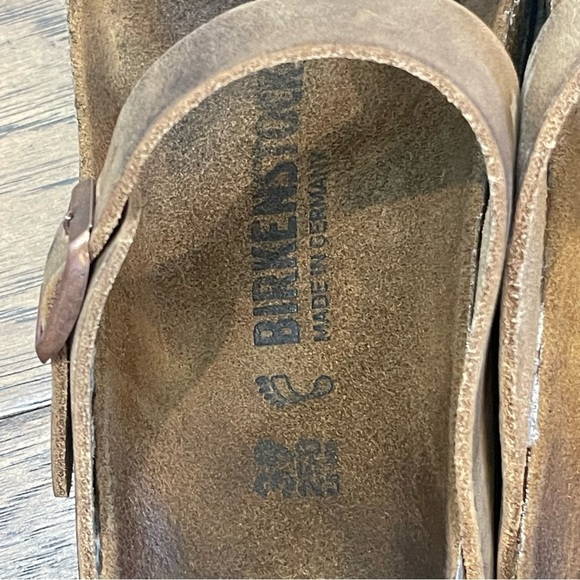 Birkenstocks Gizeh Birkibuc Thong Sandals Size 39 - Picture 4 of 9